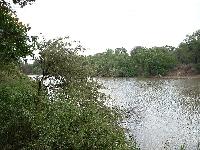 Река Лимпопо вечером - вид с веранды фермерского дома
